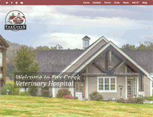 Tablet Screenshot of foxcreekveterinaryhospital.com